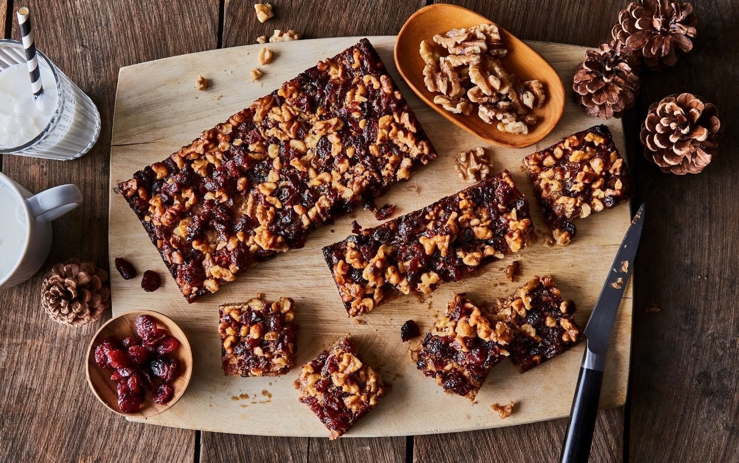 Cranberry-Walnut Bars