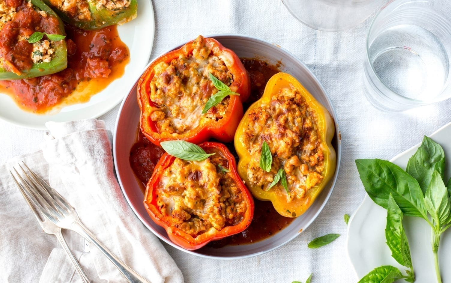 Instant Pot Low-Carb Lasagna Stuffed Peppers