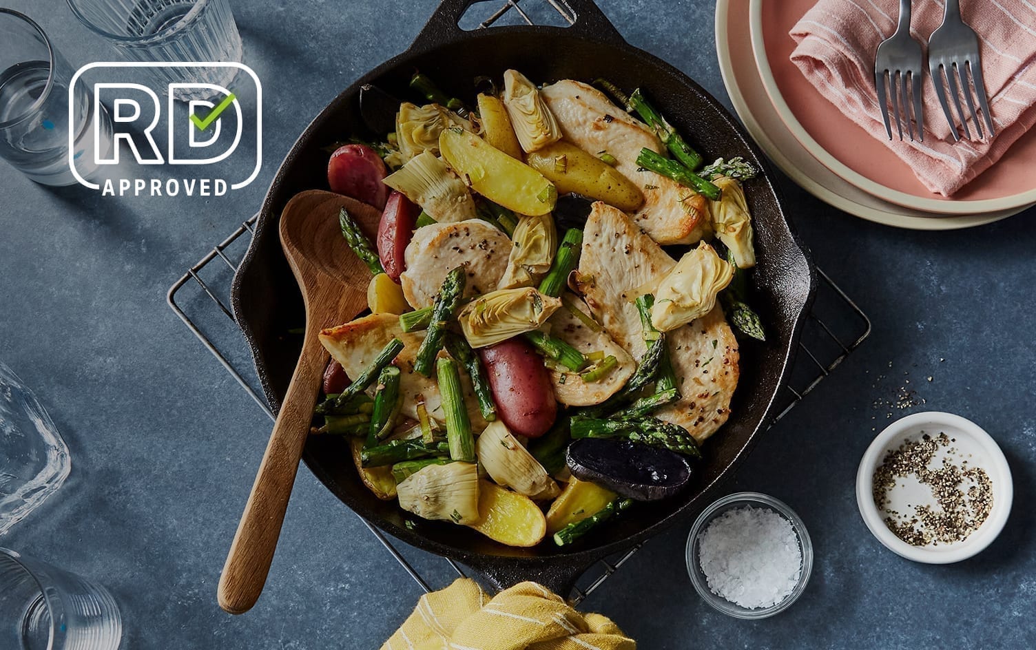 Spring Chicken & Asparagus Skillet