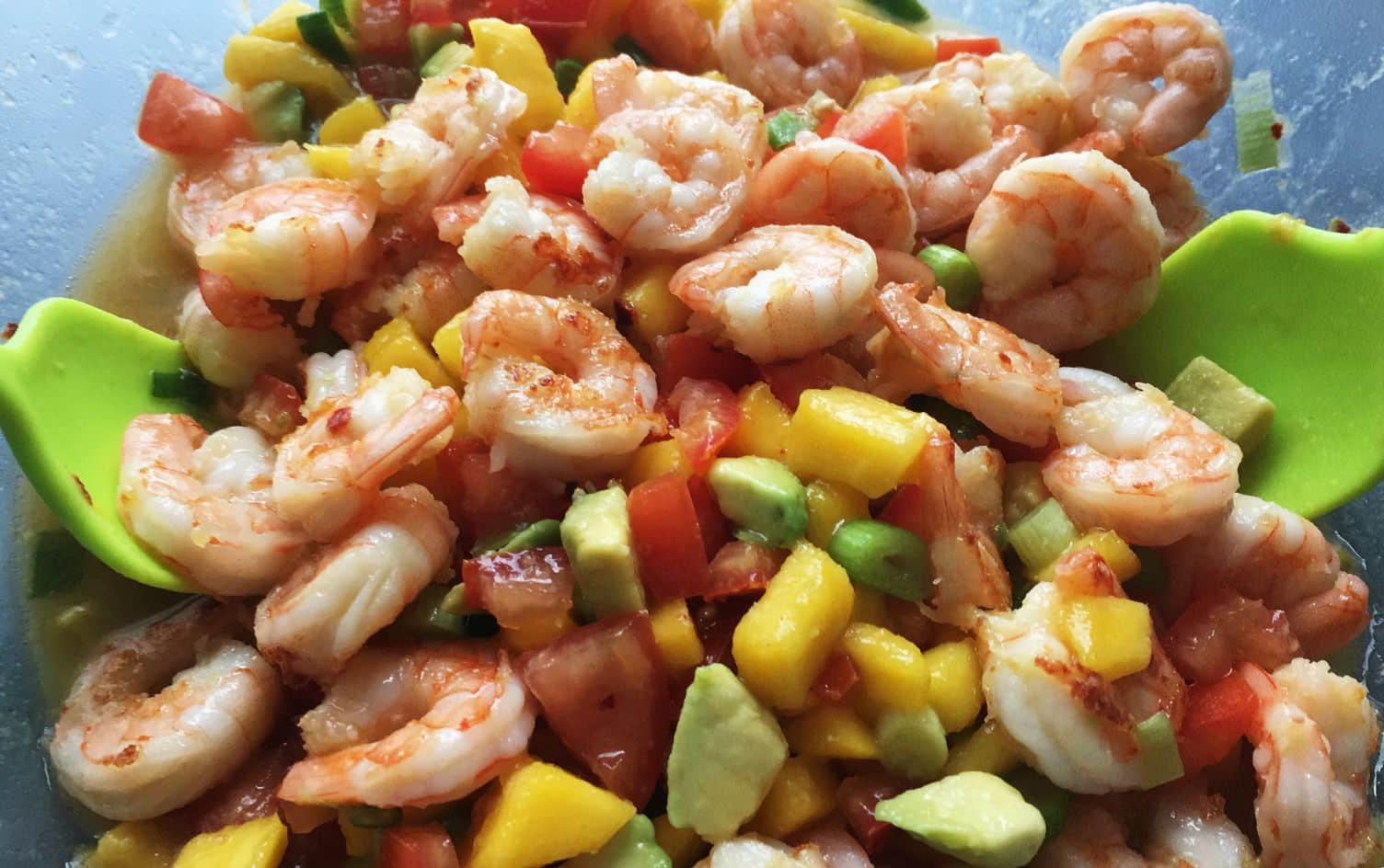 Sauteed Shrimp with Mango Salsa