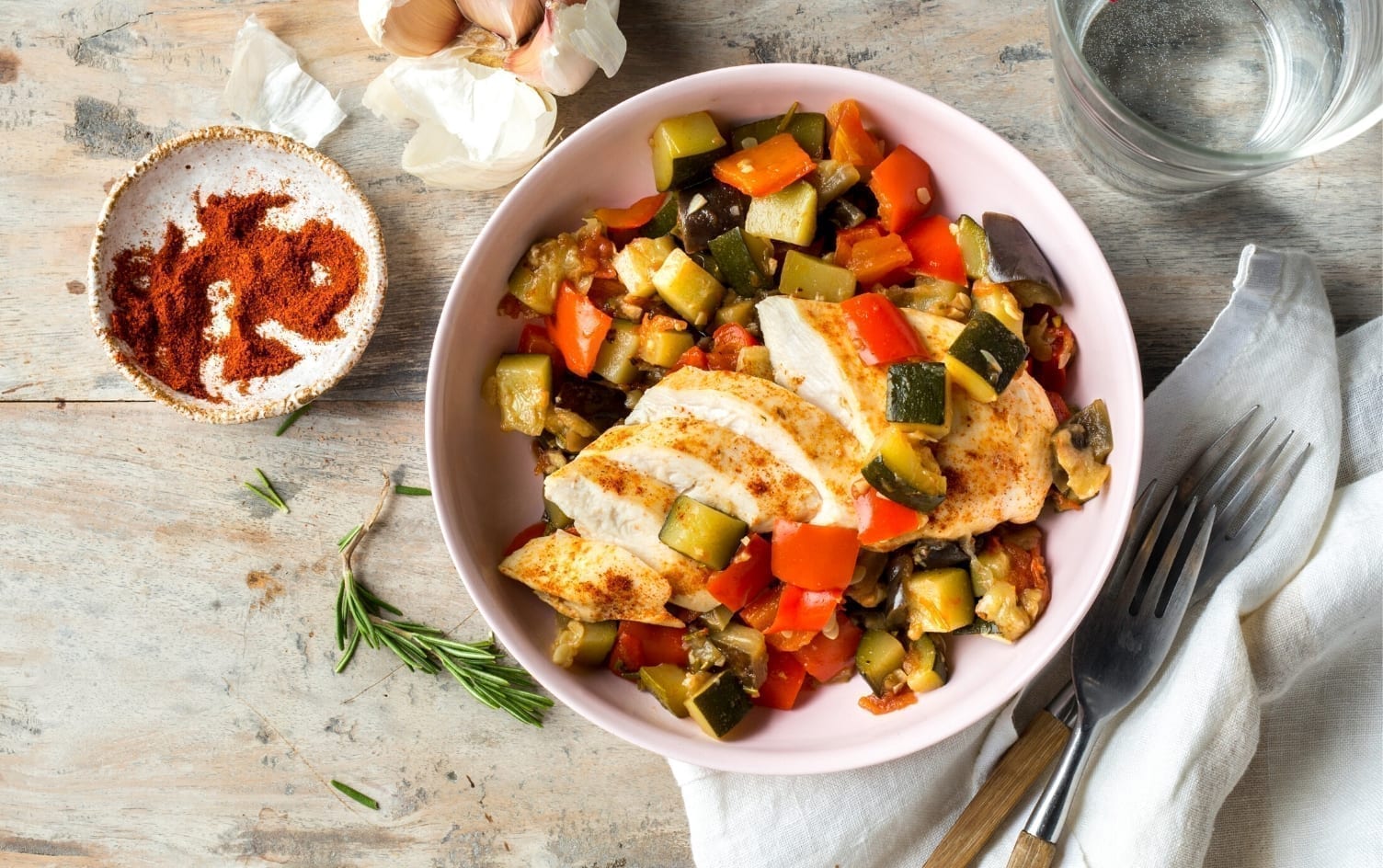 Slow Cooker Ratatouille Chicken