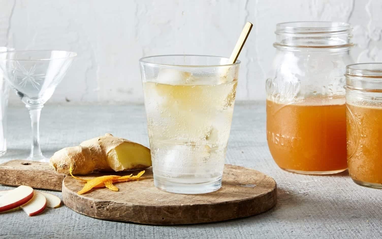 Spiced Apple Shrub Mocktail